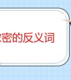 浓密的反义词是什么（浓密的近义词反