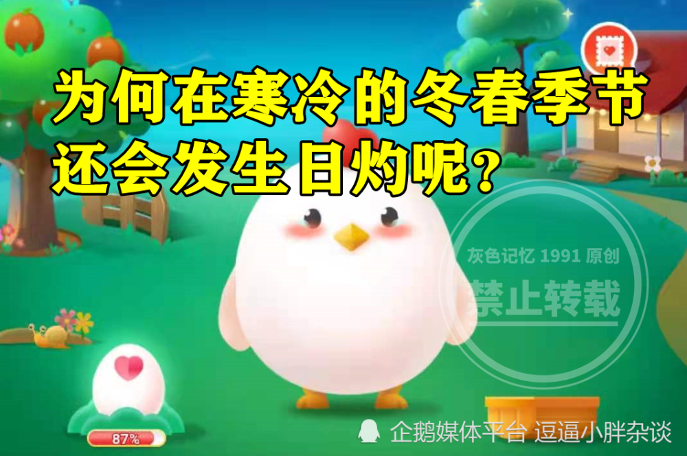 为何在寒冷的冬春季还会发生日灼
