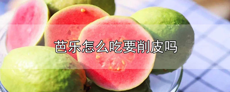 芭乐果的正确吃法，芭乐果软了吃还是硬着吃 