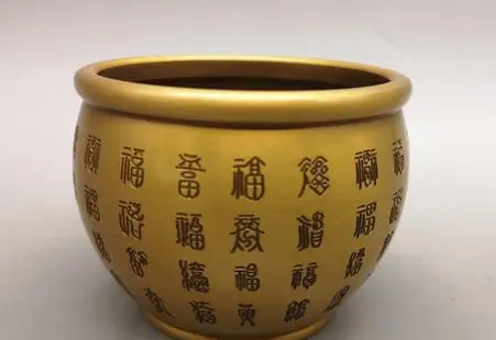 纯铜百福缸里面放什么旺财4