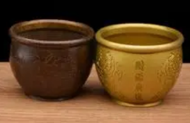 纯铜百福缸里面放什么旺财2